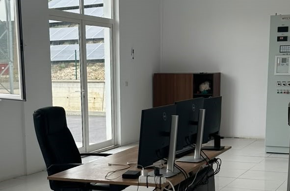 Pas pastrimit - Pastrim i zyrave të nënstacionit elektrik pas nje zjarri., Ballsh